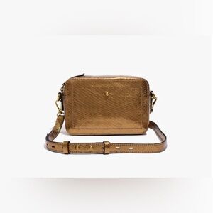 Madewell The Transport Camera Bag:
Metallic Snake Embossed Leather
Edition